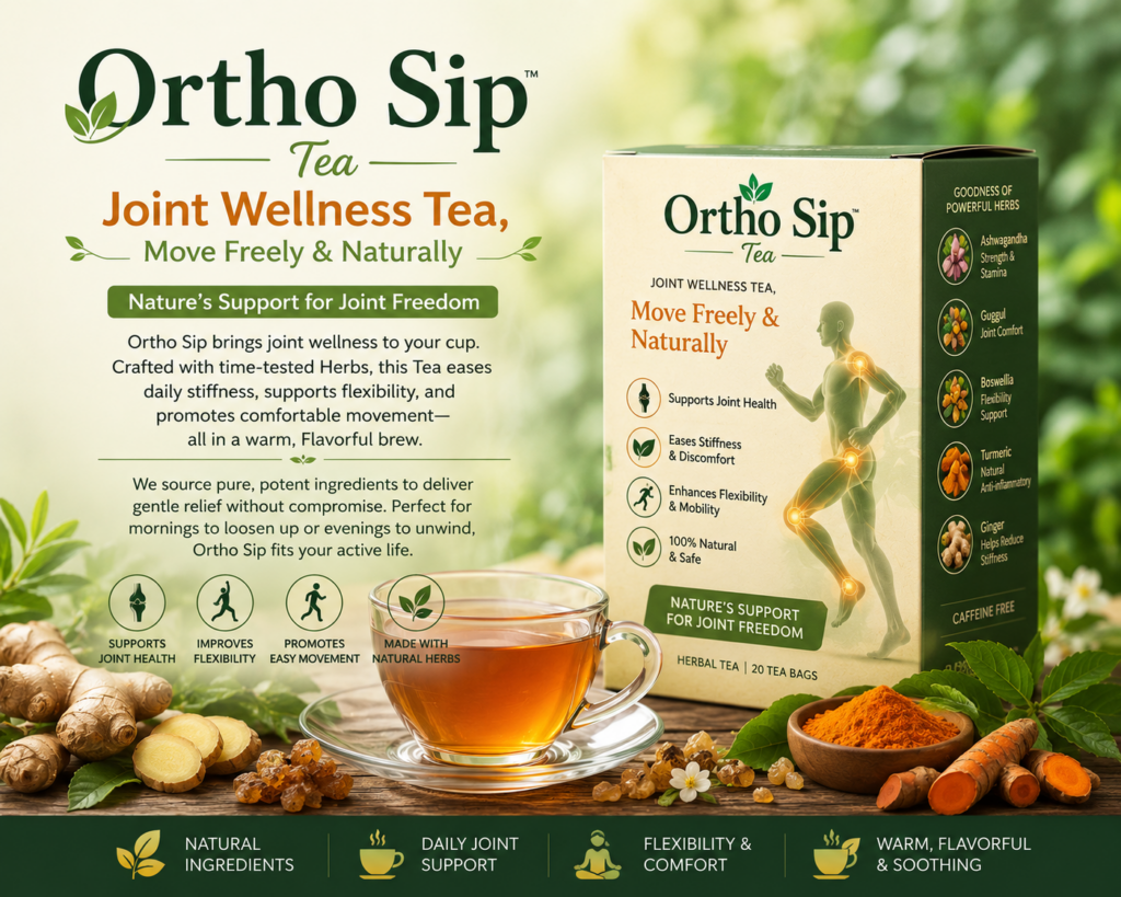 Ortho Sip — Joint Wellness Tea, Move Freely & Naturally