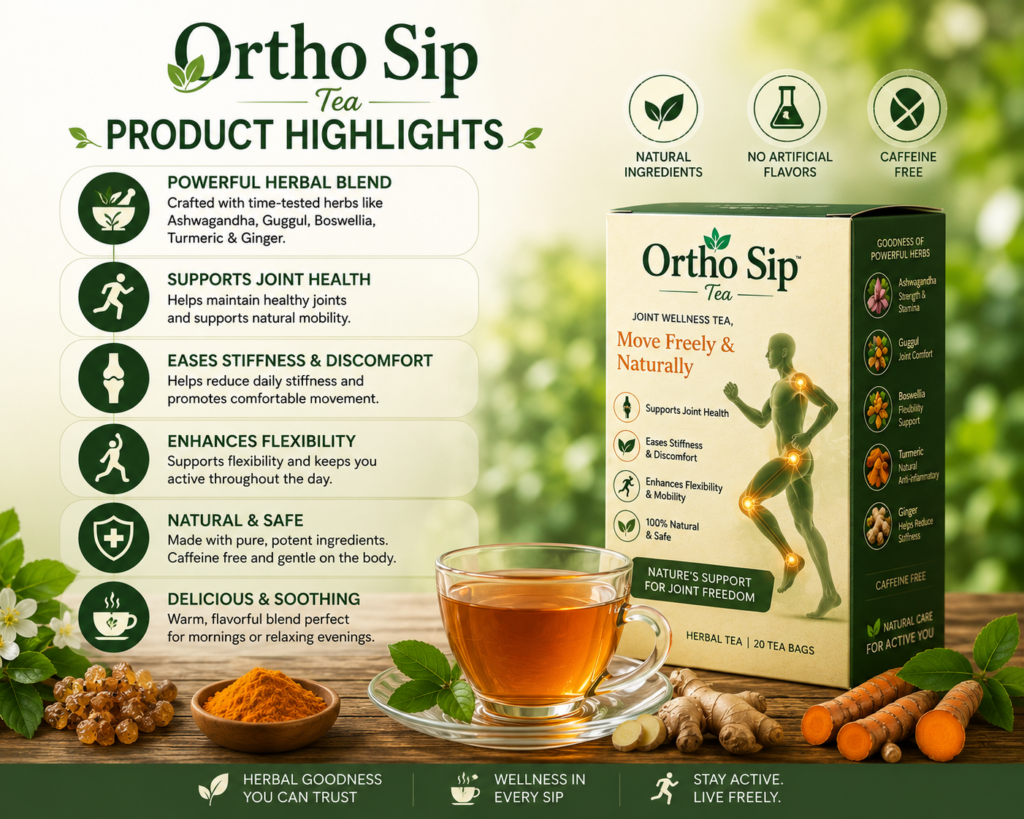 Joint-Supporting Blend: Herbal Formulation for inflammation relief.